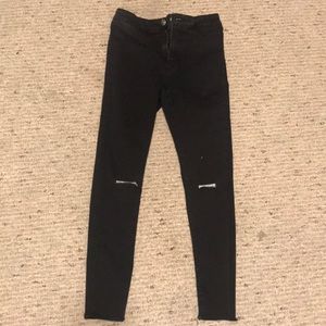 Zara size 8 black jeans
